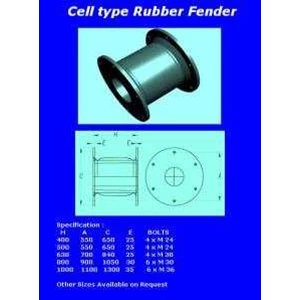 rubber fender type cell