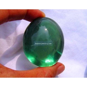 batu permata super giant green fluorite ( code: flr008)
