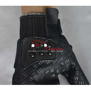 sarung tangan madbike protector stainless hitam ( import)-1