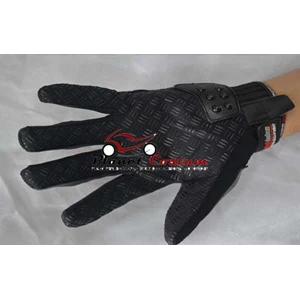 sarung tangan madbike protector stainless hitam ( import)-2