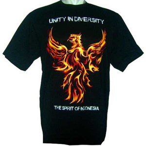 kaos/ tshirt garuda api, the spirit of indonesia