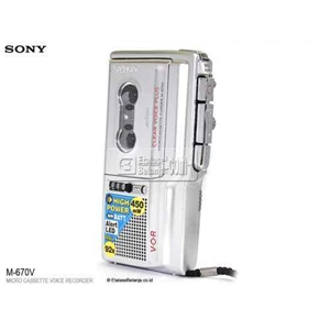 sony m-670v - micro cassette analog voice recorder-3