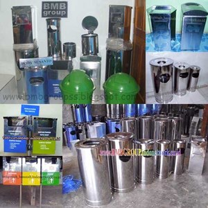 tempat sampah stainless, tong sampah stainless, harga standing ahstray stainless, stainless tempat sampah murah, pusat tempat sampah stainless