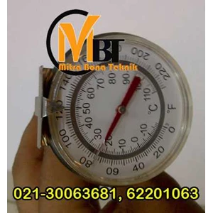 bi metal dial, soil thermometer murah