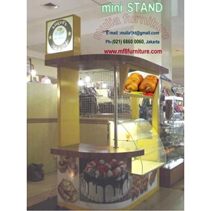 stand, warung kopi, etalase makanan, roti, kue, food display, bakery display, rak roti-1
