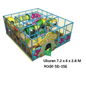 indoor playground hb 056, ukuran 7, 2 x 6 x2, 5 m