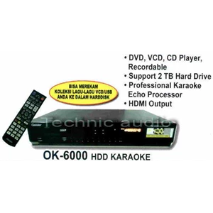 dvd player karaoke geisler ok-6000