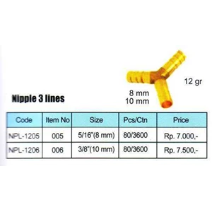 nipple 3 lines