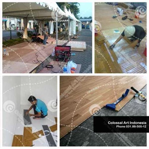 sewa dan jual flooring / split level pameran murah surabaya-1