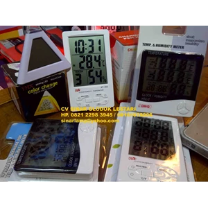 digital display clock, temperatur, humidity meter