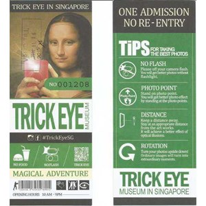 tiket singapore trick eye museum at sentosa