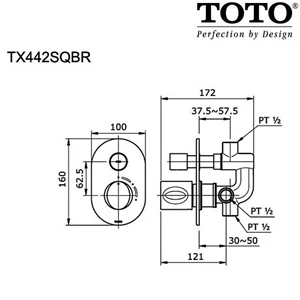 shower valve toto tx442sqbr berkualitas untuk kenyamanan dan kemudahan-1