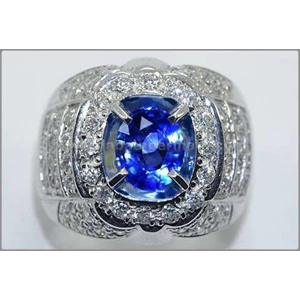 sprkling royal blue sapphire crystal bling-bling - spc 206