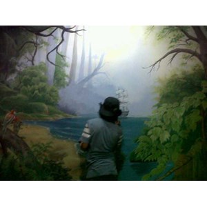 lukis dinding tembok kamar