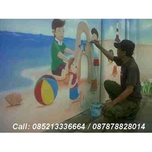 lukis dinding profesional