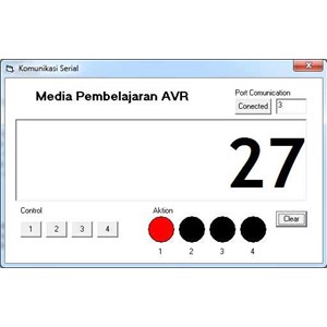 trainer mikrokontroler dengan visual basic 6.0