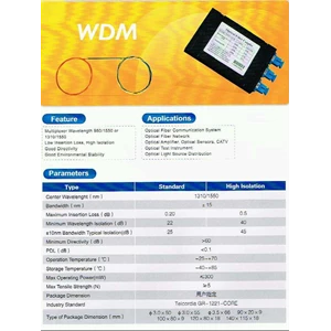 yuwei optical patch cord, pm patch cord, wdm, attenuation-1