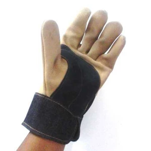 sarung tangan kulit kombinasi - b-3