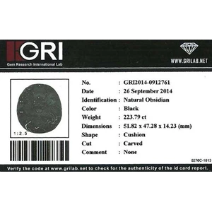 natural obsidian antik ukir naga 3d. simbol kekuasaan kaisar - cr 013-1