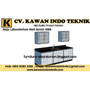 meja laboratorium wall bench wbr - furniture laboratorium - cv kawan indo teknik - email: kawanindoteknik@gmail.com