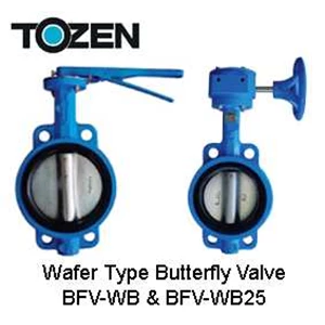 tozen wafer type butterfly valve bfv-wb & bfv-wb25