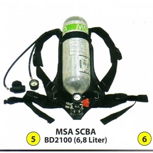 msa breathing apparatus 6.8 kgs