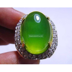 batu mulia green chalcedony ( code: gc041) ....sold out ! ! ! !