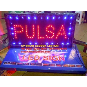 lampu led pulsa led sign advertising