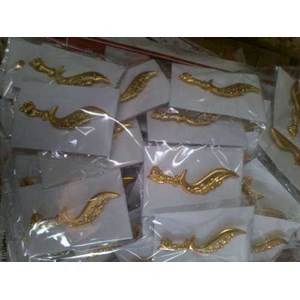 pin kujang gold plating