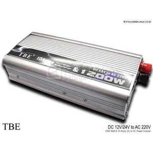 tbe 1200w dc 12/ 24v to ac 220v & 10 amps - power inverter + charger-4