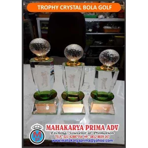 trophy crystal golf new design