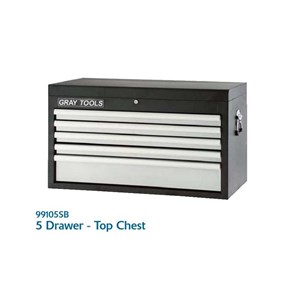 99105sb, 5 drawer - top chest gray tools-2