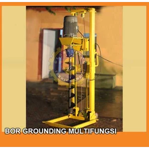 bor grounding multifungsi: bor tiang, pondasi, sumur air dan pengambilan sampel