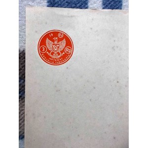 kertas segel kuno tahun 1963 rp 3, --1