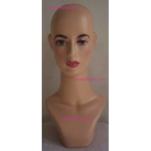 patung manekin kepala wanita dewasa