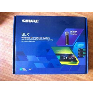 mic wireless shure slx - 4 / beta 58a 1 handheld-1