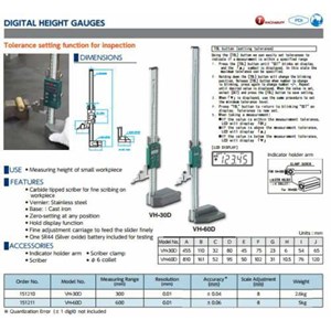 niigata seiki digital height gauges ( vh-d series)