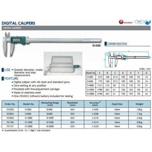 niigata seiki digital calipers ( d series)