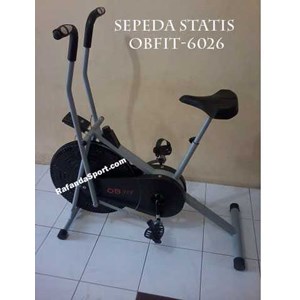 sepeda statis obfit 6206 black silver ( jual sepeda stais murah)