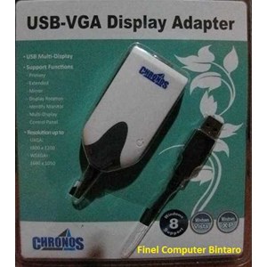 usb to vga display adaptor chronos ( komputer bintaro, pondok indah, rempoa, ciputat, lebak bulus, pondok pinang, rs fatmawati jakarta selatan)