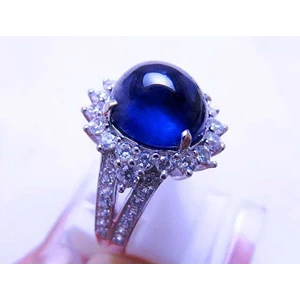cincin blue safir ladies ( code: sf528)-3