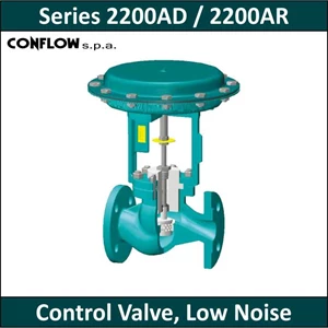 conflow - series 2200ad / 2200ar - control valve, low noise