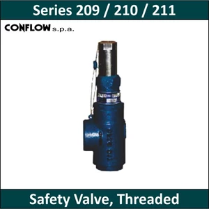 conflow - series 209 / 210 / 211 - safety valve, threaded