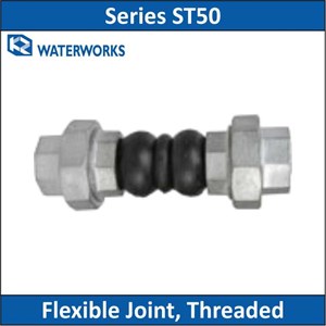 kz waterworks - series st50 - flexible joint, threaded