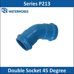 kz waterworks - series p213 - double socket 45 degree