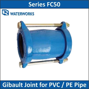 kz waterworks - series fc50 - gibault joint for pvc / pe pipe