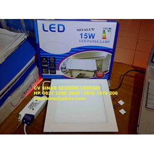 downlight led panel 15 watt miyalux