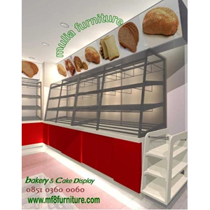 showcase, etalase, donut, roti, kue, snack, makanan, roti, kue, food display, bakery cake shop, rak roti, etalase bakery, etalase-3