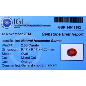batu permata hessonite garnet ring ( code: gnt056)-1