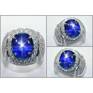 natural no heat royal blue safir star sri lanka - sps 264-2